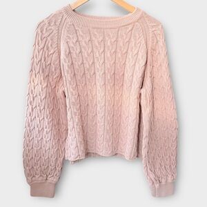 J.Crew Textured Cable Knit Sweater – Size XL (Like New)